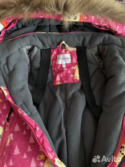 Комбинезон зимний для девочки 86-92