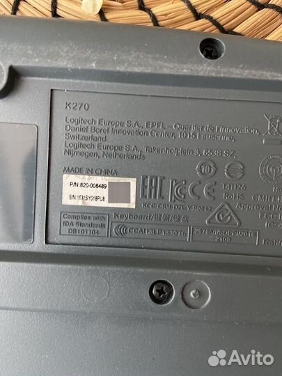 Беспроводные Клавиатура и Мышь Logitech