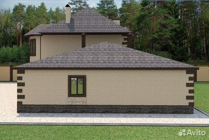 Альбом Проект двухэтажного дома - 386,0 м2