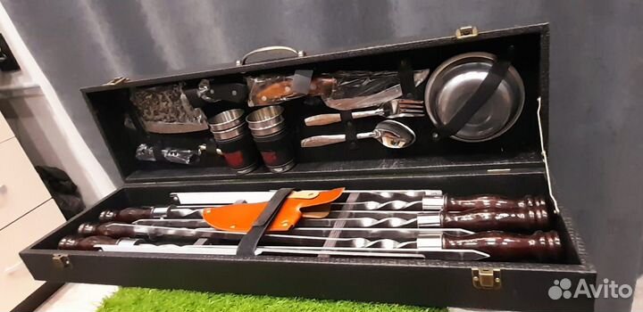 Подарочный шашлычный набор Кизляр