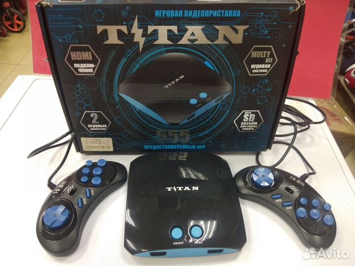 Игровая приставка Titan 555 встроенных игр hdmi