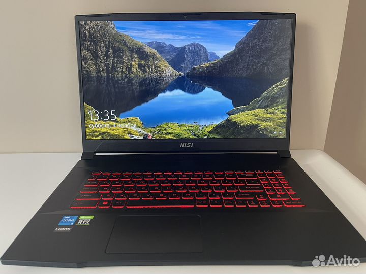 Ноутбук Msi Katana GF76 12uc-265XRU