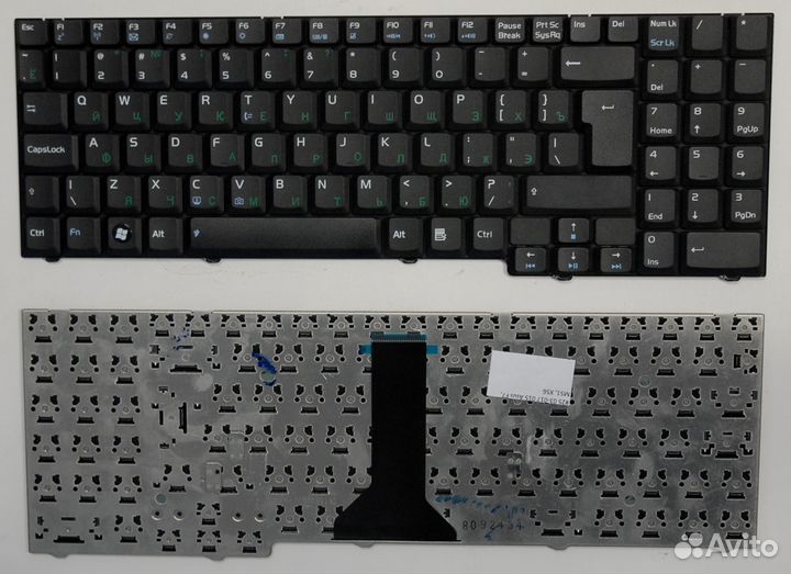 Клавиатура для ноутбука Asus F7, M51, X56 черная