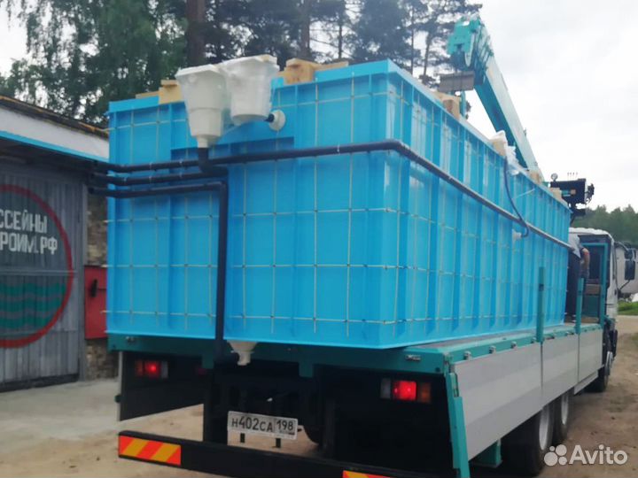 Бассейн 6x2 пластиковый