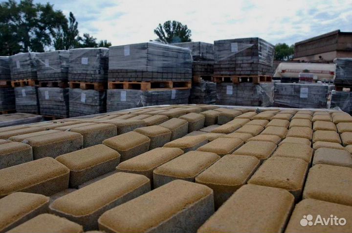 Тротуарная плитка, брусчатка в наличии