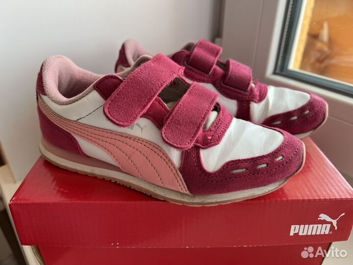 Кроссовки puma розовые детские р 31-32 (19 см)