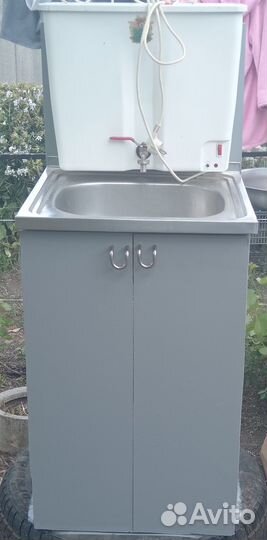 Дачный умывальник с подогревом