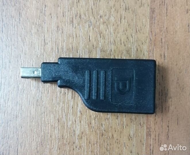 Переходник mini DisplayPort (M) to DisplayPort (F)