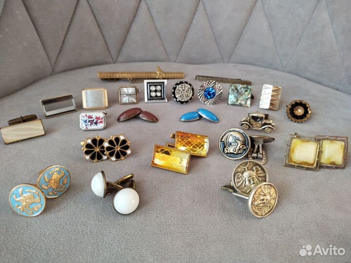 Запонки редкие, винтаж СССР в коллекцию