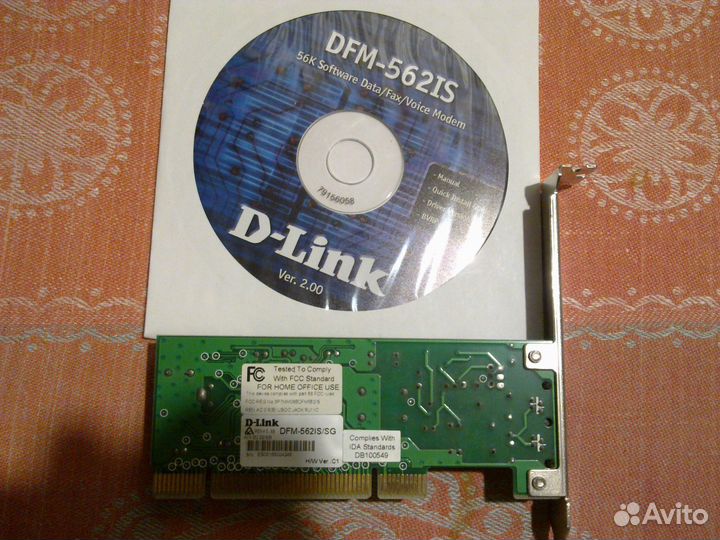 Аналоговый Модем D-link DFM-562IS