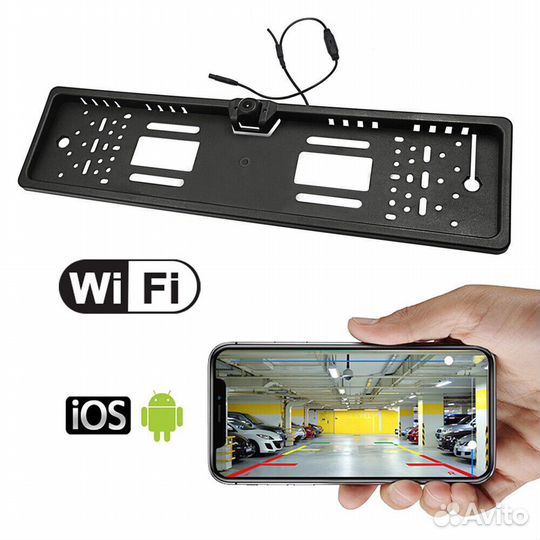 Автомобильная камера в номерной рамке (1920*1080 W