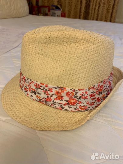 Соломенная шляпка на девочку