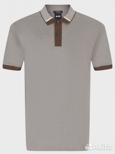 Поло хлопковое Boss
