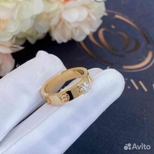 Cartier Love Solitaire Желтое золото, бриллиант 0,3ct