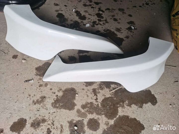 Обвес оригинал nissan leaf - клыки заднего бампера