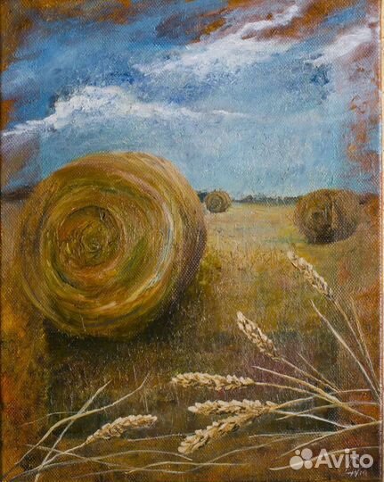 Картина маслом на холсте пейзаж