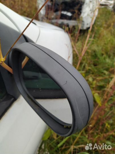 Правое боковое зеркало рено маган сценик черное
