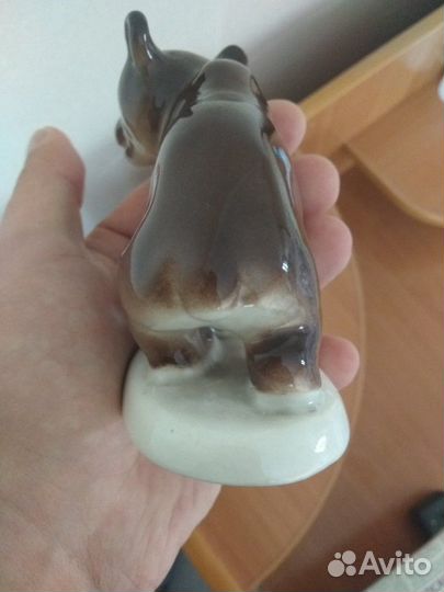 Медведь, фарфор, лфз, СССР