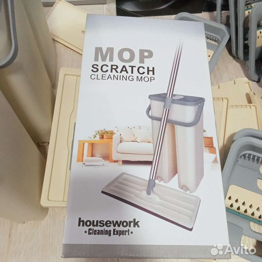 Швабра с ведром и отжимом