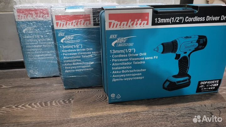 Аккумуляторный шуруповерт makita DDF453SYE LXT 18V