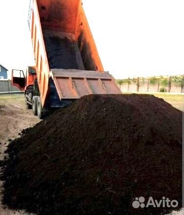 Земля чернозем плодородный грунт доставка