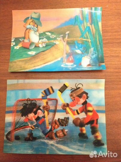 Календари и открытки переливные