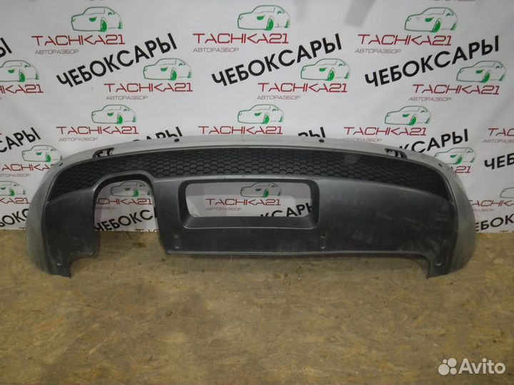 Юбка заднего бампера Audi Q3 S-Line (2011-2018)