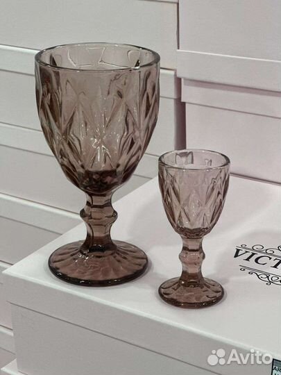 Набор фужеров и рюмки