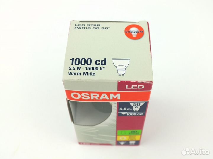 Лампа Osram LED Star PAR16 GU10 5,5W/827 220V