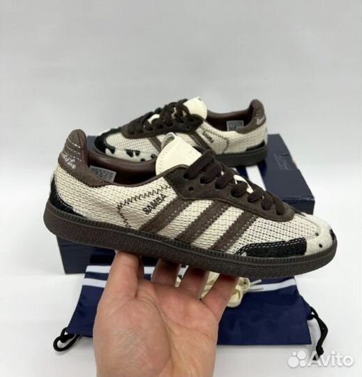 Новые кеды Adidas Samba x Notitle Cow Print