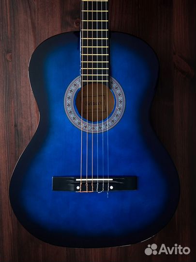 Гитара Классическая Синяя 38''