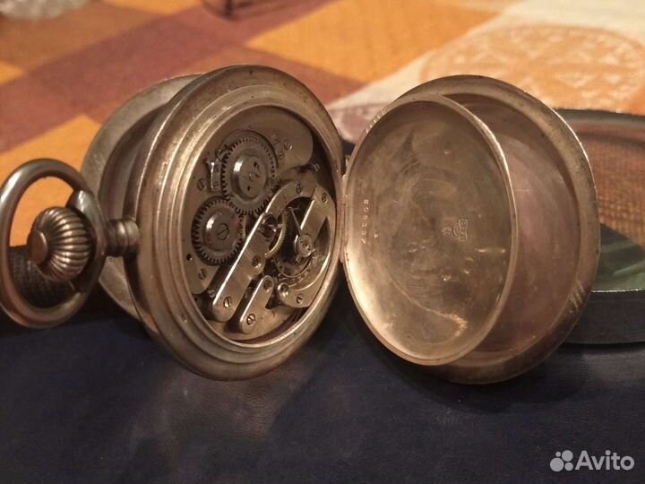 Часы карманные confucius, серебряные.Франция