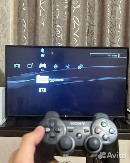 Sony playstation 3 slim прошитая HEN 500GB