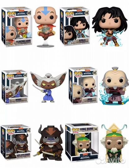 Аватар легенда об аанге фигурки