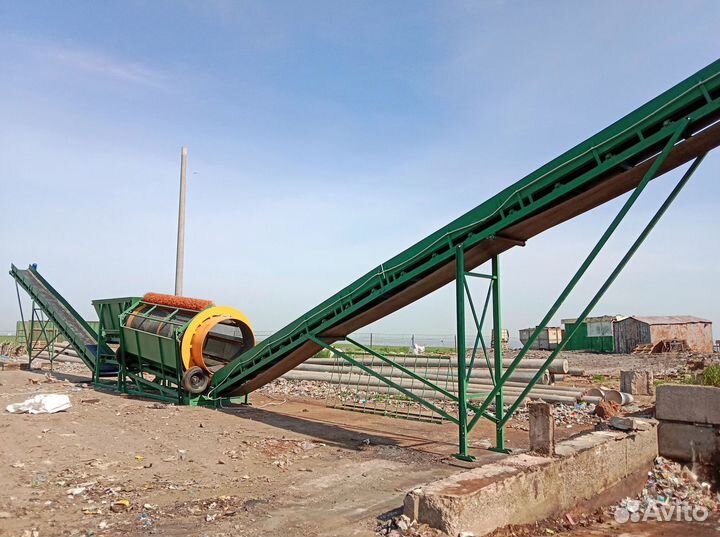 Сортировочный комплекс на базе барабанного грохота