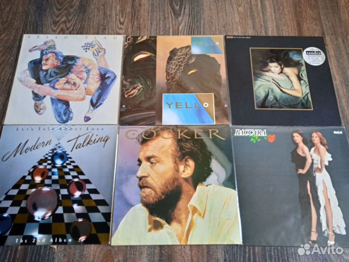 Lp Yello. Sandra.Modern Talking. Joe Cocker. Bacca