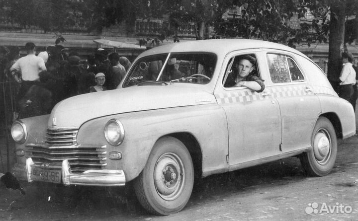 Зелёный огонек, фонарь такси М-20 