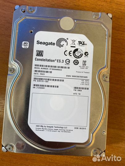 Жесткий диск 3тб Seagate (SATA)