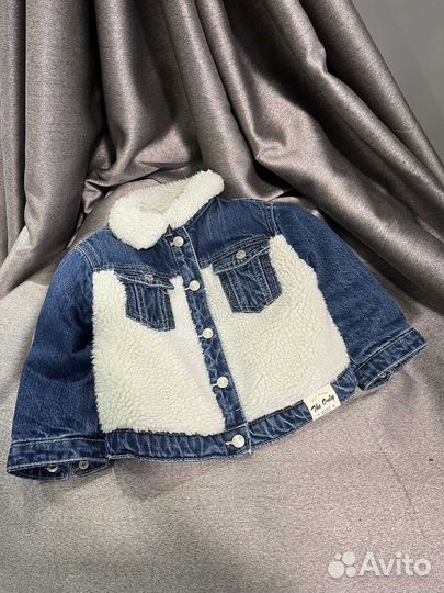 Джинсовая куртка zara для девочки 104