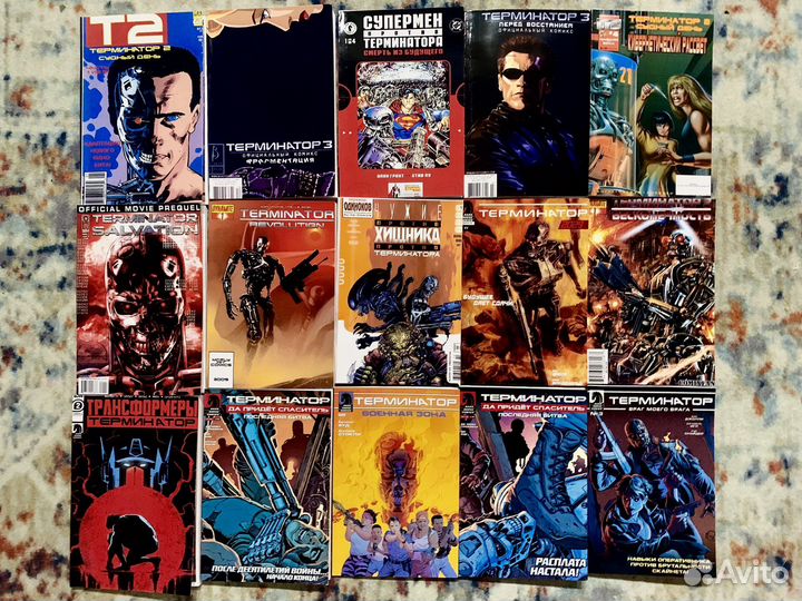Комиксы Терминатор Terminator. 20 книг