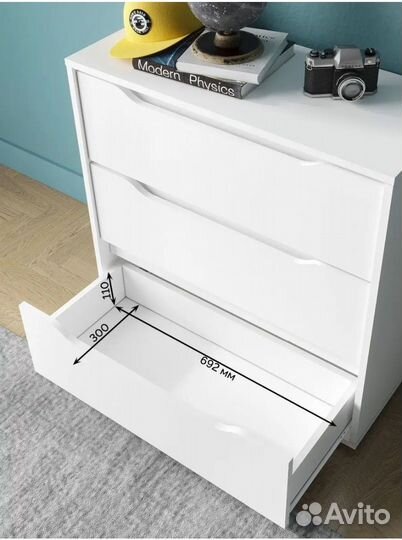 Комод белый детский
