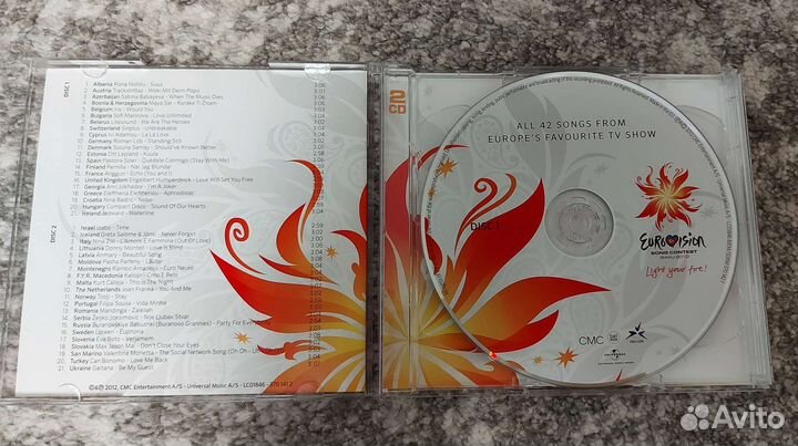 Евровидение / Eurovision 2012 (2CD, Сборник песен)