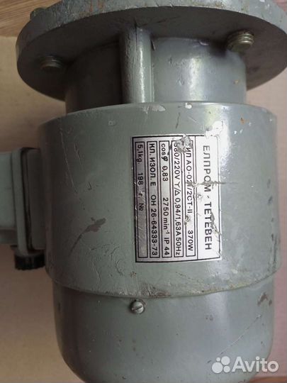 Электромотор на 370ват,2750об,380 вольт