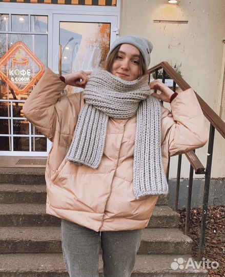Шарф вязанный ручной работы