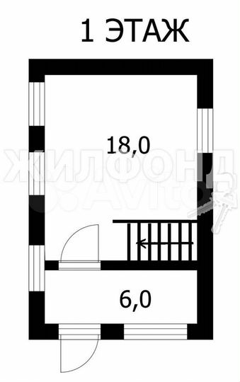 Дача 48 м² на участке 5,1 сот.