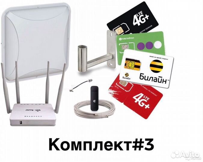 Комплект для интернета на дачу в дом