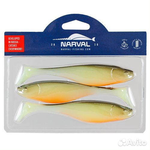 Силиконовая приманка Narval Commander Shad 14cm #0