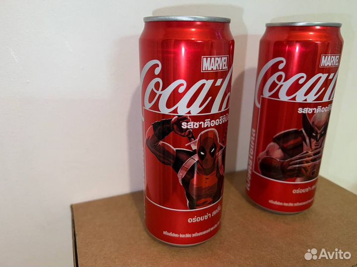 Coca cola marvel коллекционная