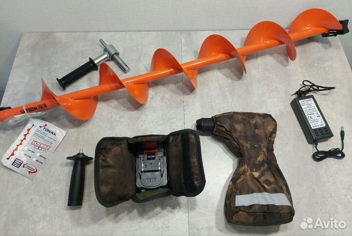 Набор для ледобура Ludyvi 6Ah Tonar Motoshtorm 150