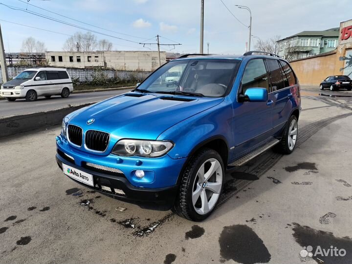BMW X5 4.4 AT, 2004, 378 000 км